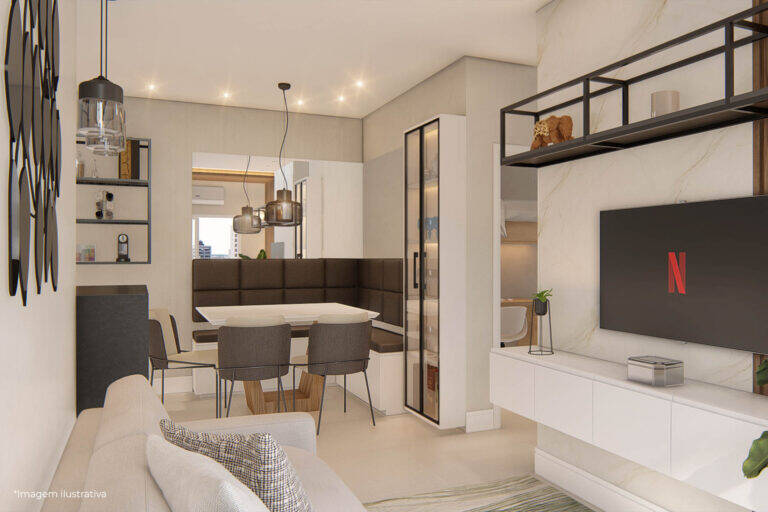 #7585 - Apartamento para Venda em Praia Grande - SP