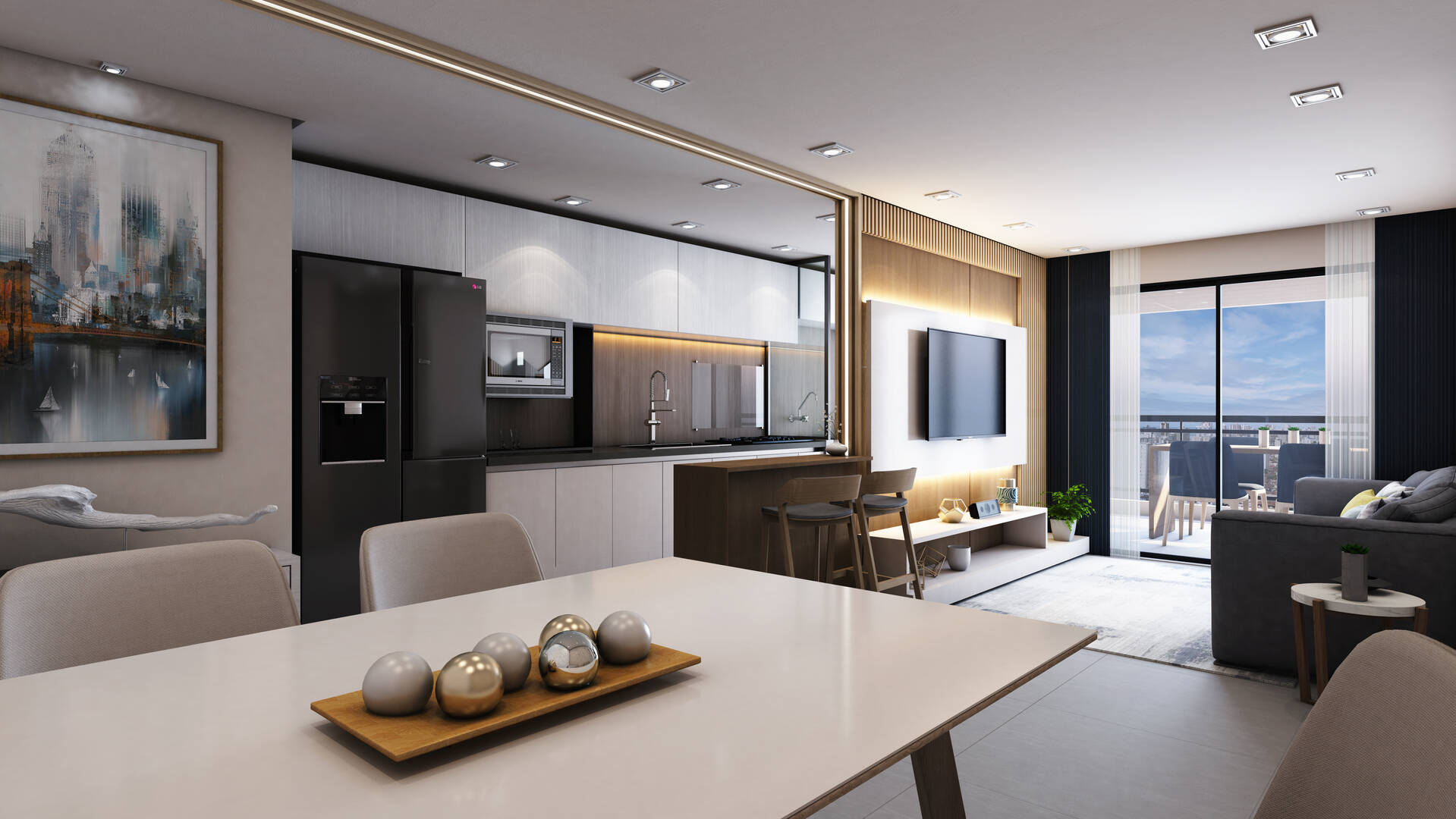 #7859 - Apartamento para Venda em Praia Grande - SP