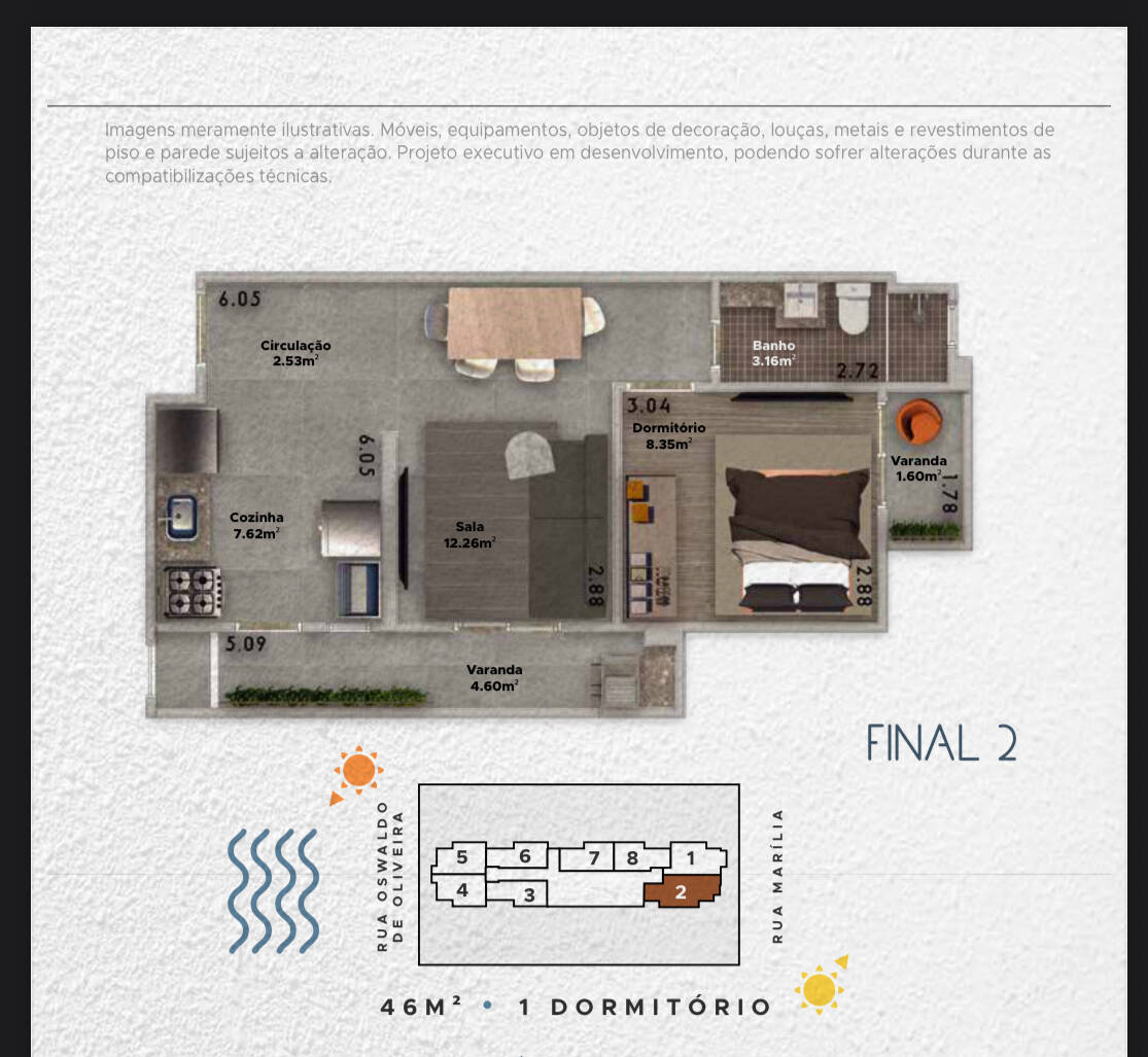 #7256 - Apartamento para Venda em Praia Grande - SP