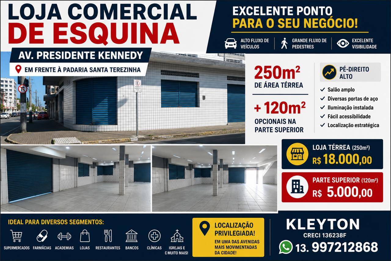 #8019 - Sala para Locação em Praia Grande - SP