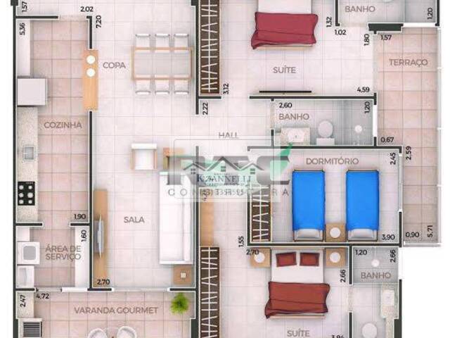 Apartamento para Venda em Praia Grande - 4