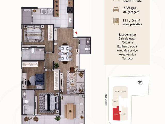 #7787 - Apartamento para Venda em Praia Grande - SP - 3