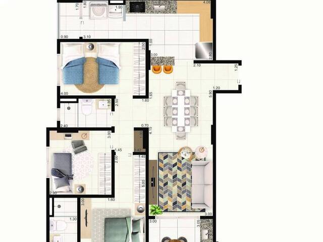 Apartamento para Venda em Praia Grande - 4