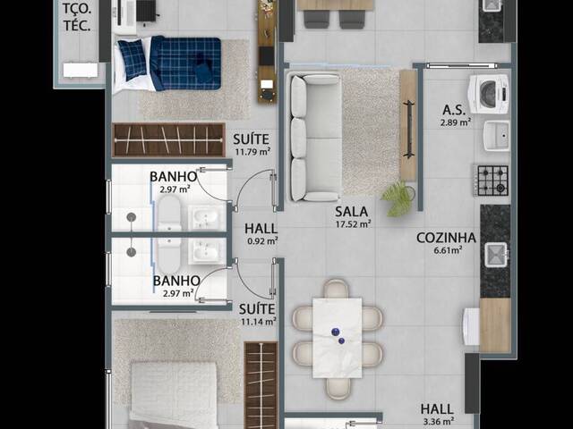 Apartamento para Venda em Praia Grande - 5