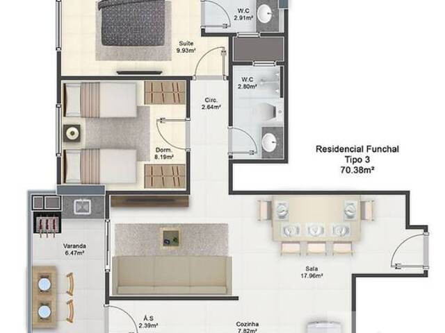 Apartamento para Venda em Praia Grande - 5