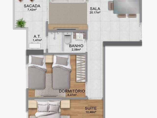 Apartamento para Venda em Praia Grande - 4