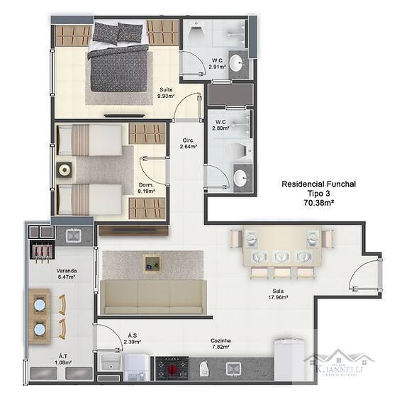 Apartamento, 3 quartos, 122 m² - Foto 5