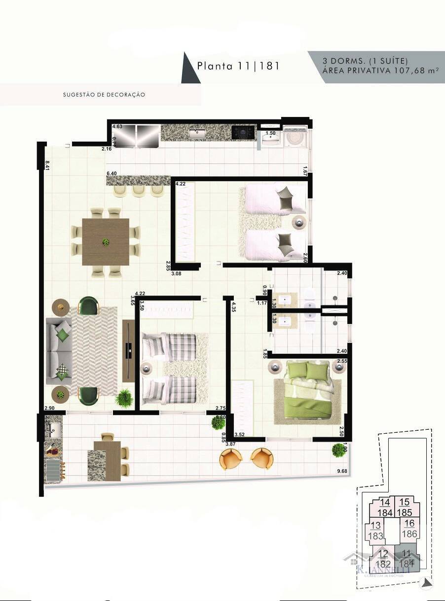 Apartamento, 2 quartos, 70 m² - Foto 2
