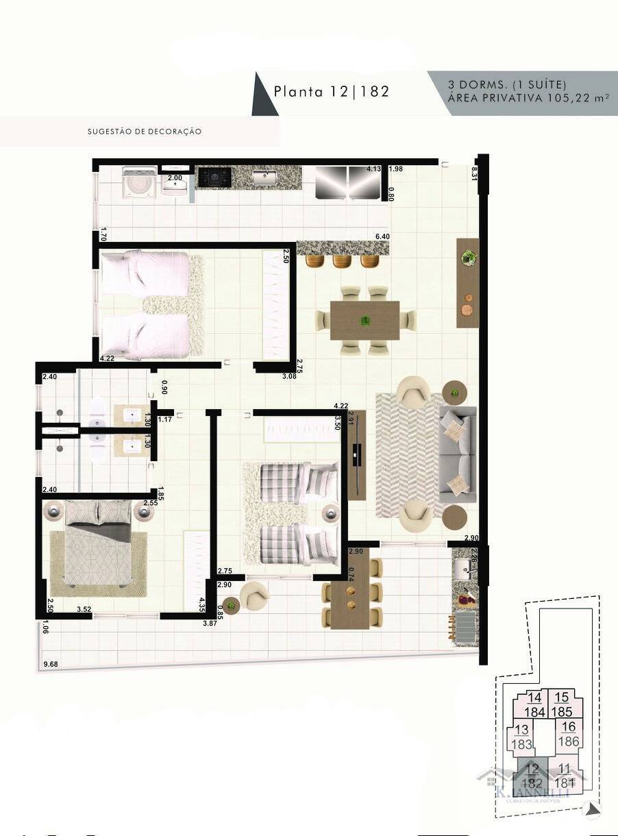 Apartamento, 2 quartos, 70 m² - Foto 3