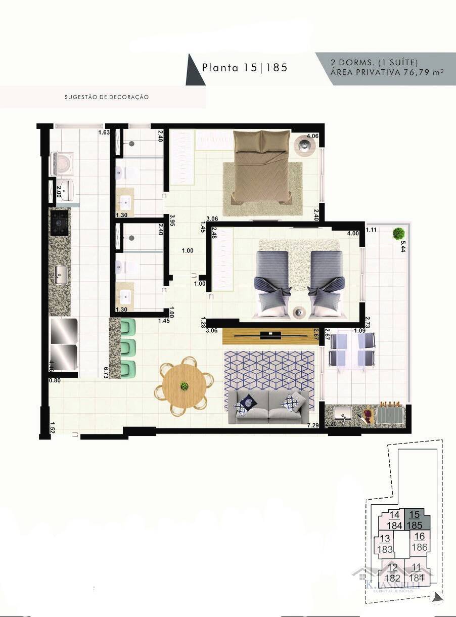 Apartamento, 2 quartos, 70 m² - Foto 6