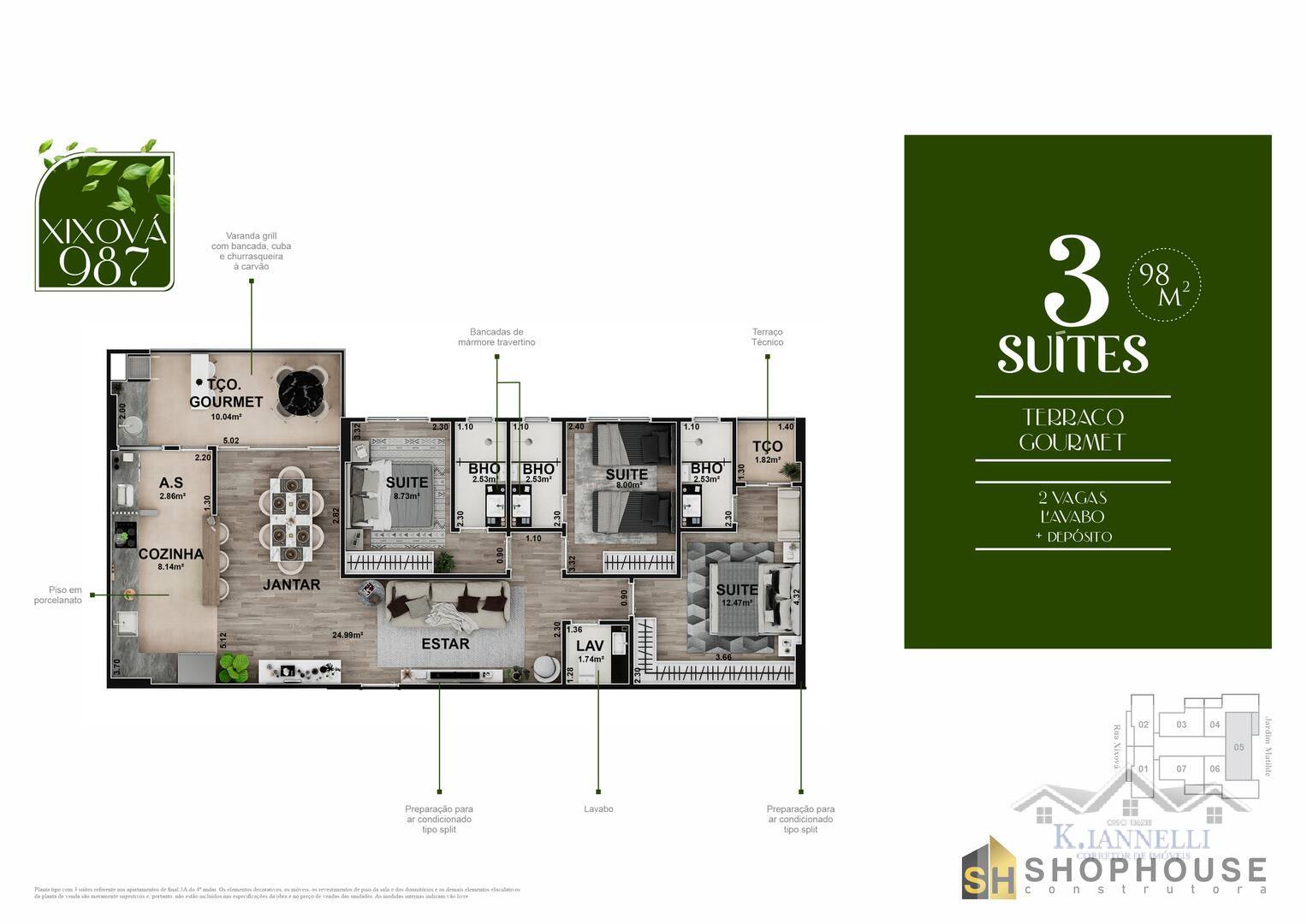 Apartamento, 3 quartos, 98 m² - Foto 19