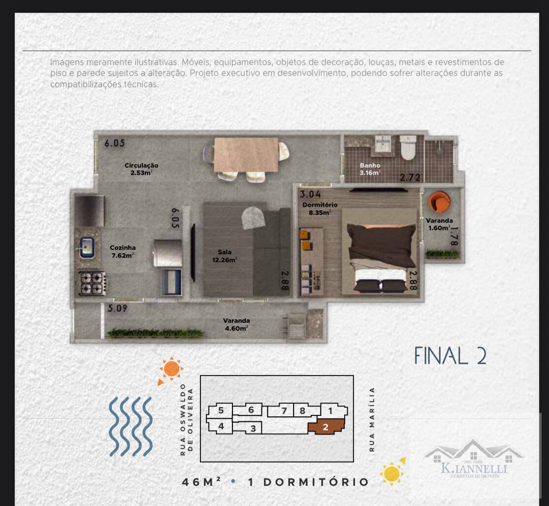 Apartamento Novo 1 Dormitórios Boqueirão Praia Grande São Paulo