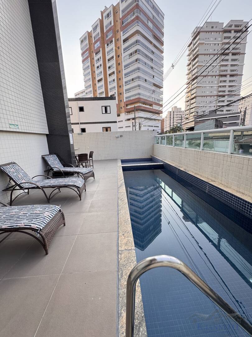 Apartamento com 87 mts de Área, 2 Dormitórios 1 Suíte. Guilhermina. Praia
