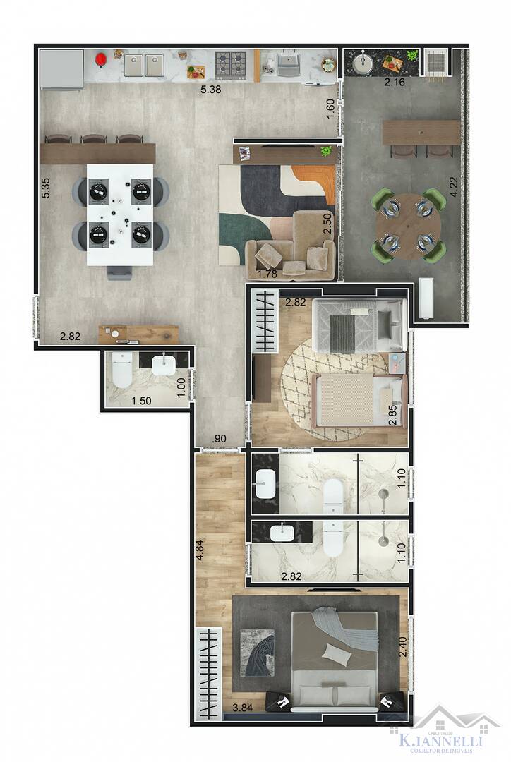 Apartamento, 3 quartos, 109 m² - Foto 8