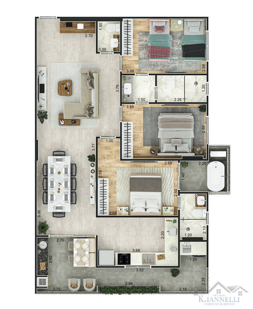 Apartamento, 3 quartos, 109 m² - Foto 14