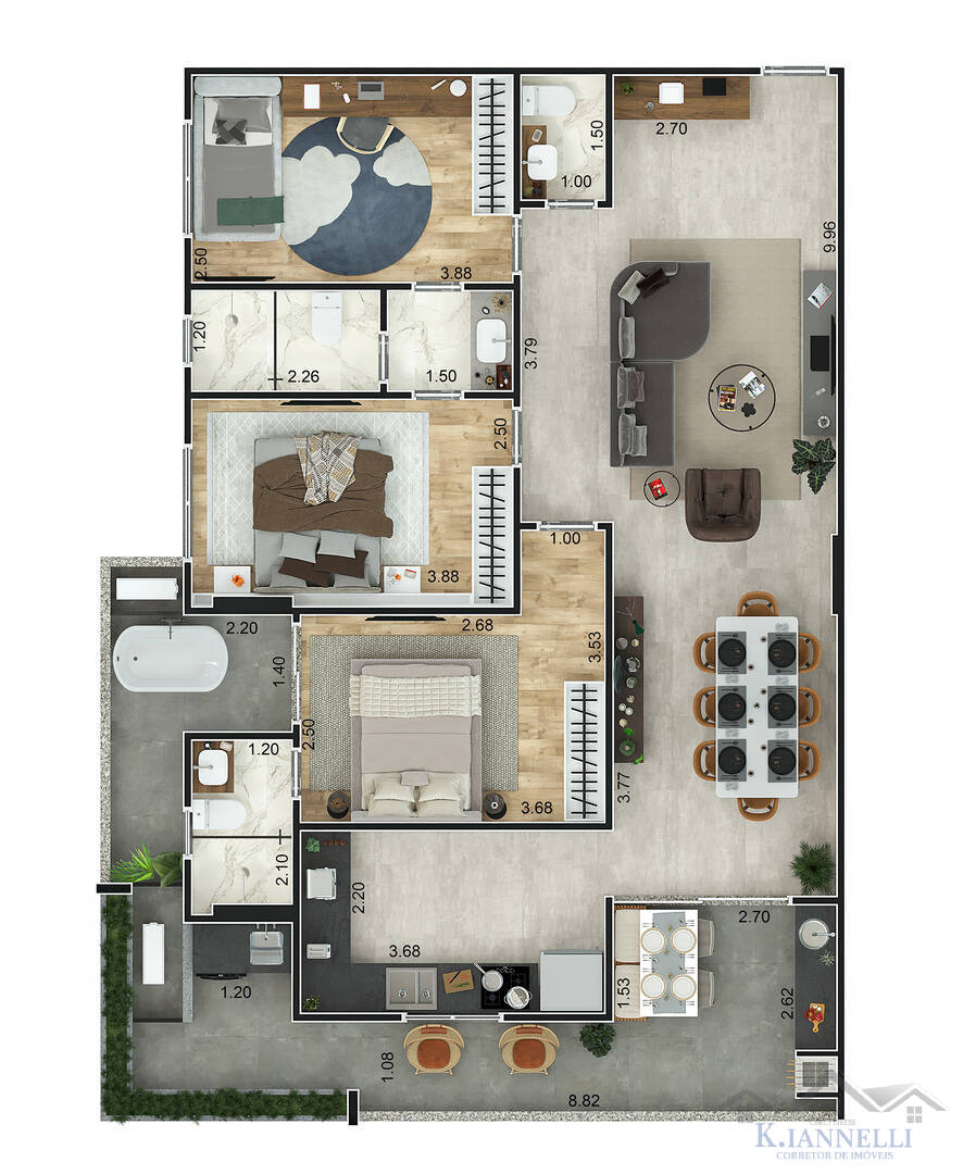Apartamento, 3 quartos, 109 m² - Foto 18