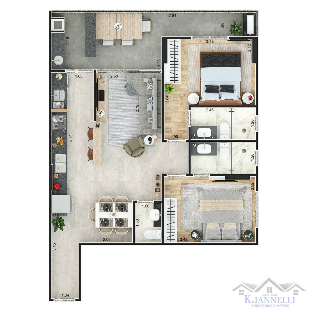 Apartamento, 3 quartos, 109 m² - Foto 19