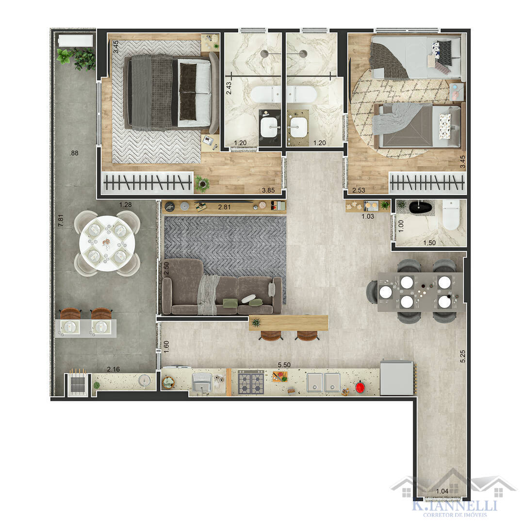 Apartamento, 3 quartos, 109 m² - Foto 20