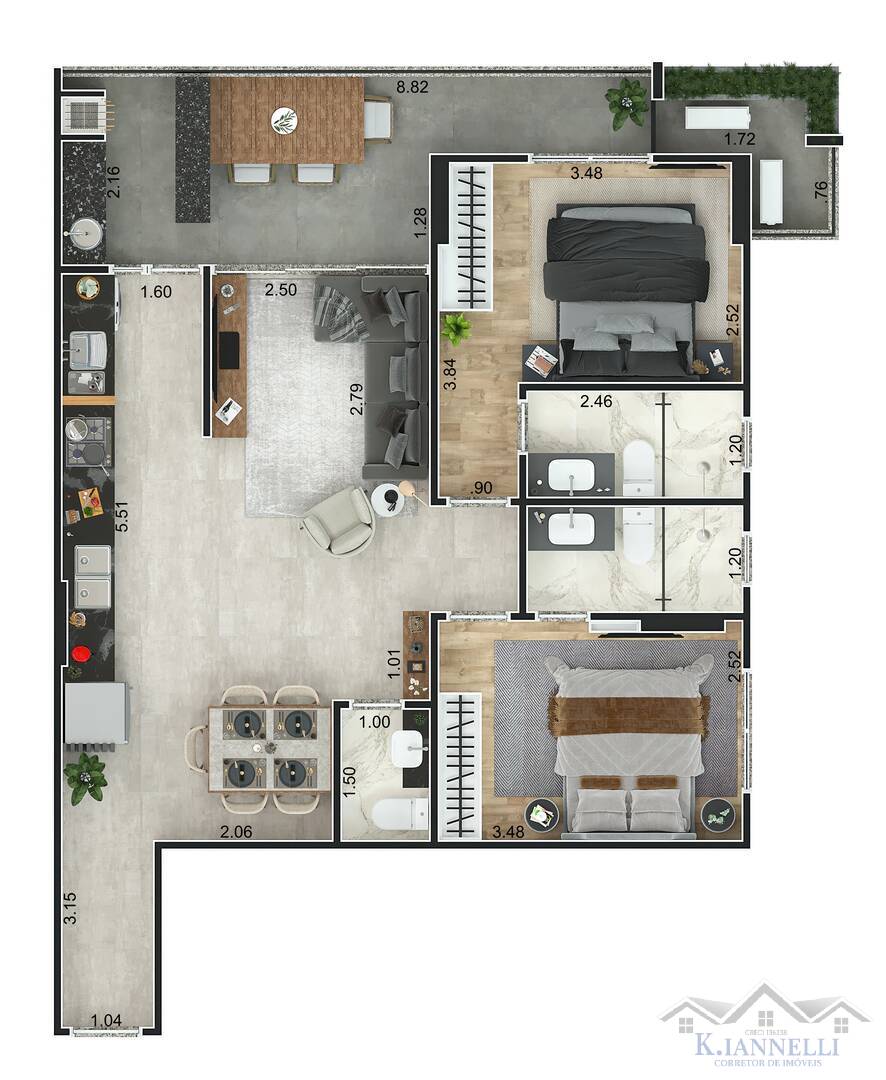 Apartamento, 3 quartos, 109 m² - Foto 21