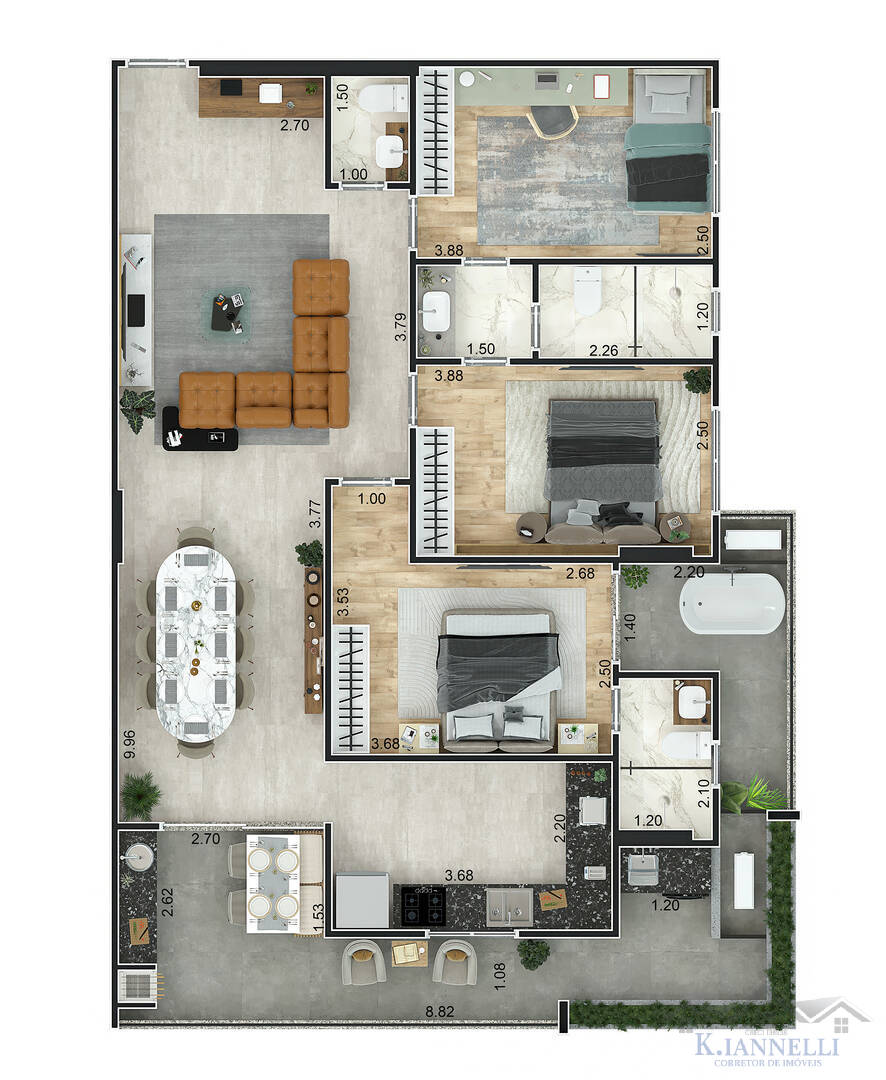 Apartamento, 3 quartos, 109 m² - Foto 25